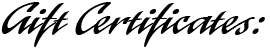 Gift Certificates for SoCal Mobile Auto Detail San Diego