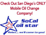 San Diego's Only Mobile Oil Change Company